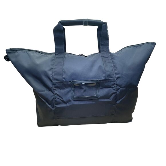 Tumi Black Nylon Wheeled Luggage With Telescopic Handle & “Just In Case” Bag - Picture 13 of 16